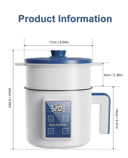 Mini Rice Cooker Steamer