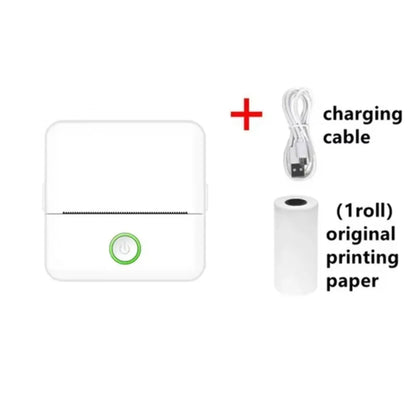 Bluetooth Pocket Thermal Printer & Sticker Paper Set