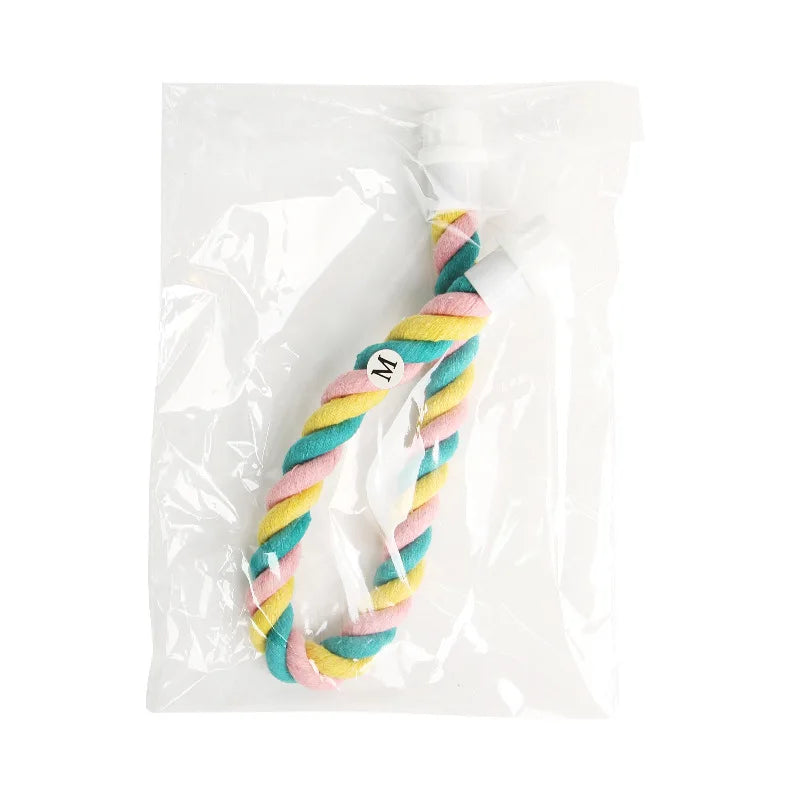 Parrot U-Shaped Cotton Rope Climbing Perch Toy