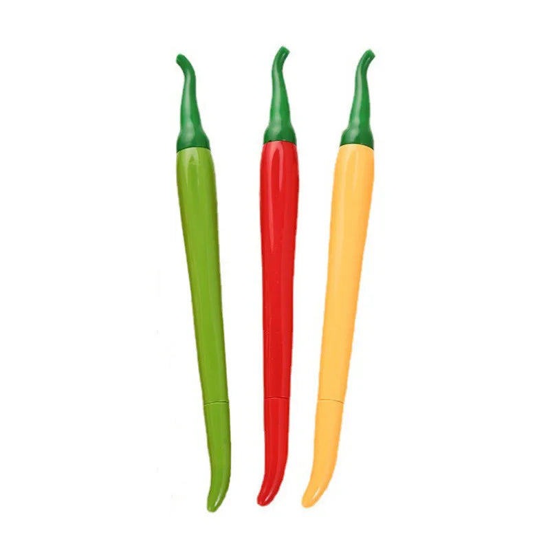 1 Pc Lytwtw's Cute Cartoon Kawaii Chili Paprika Vegetables Gel Pen