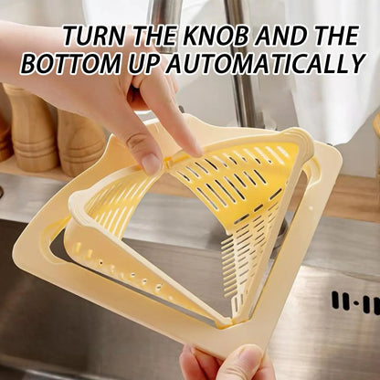 Magnetic Silicone Sink Corner Strainer Basket