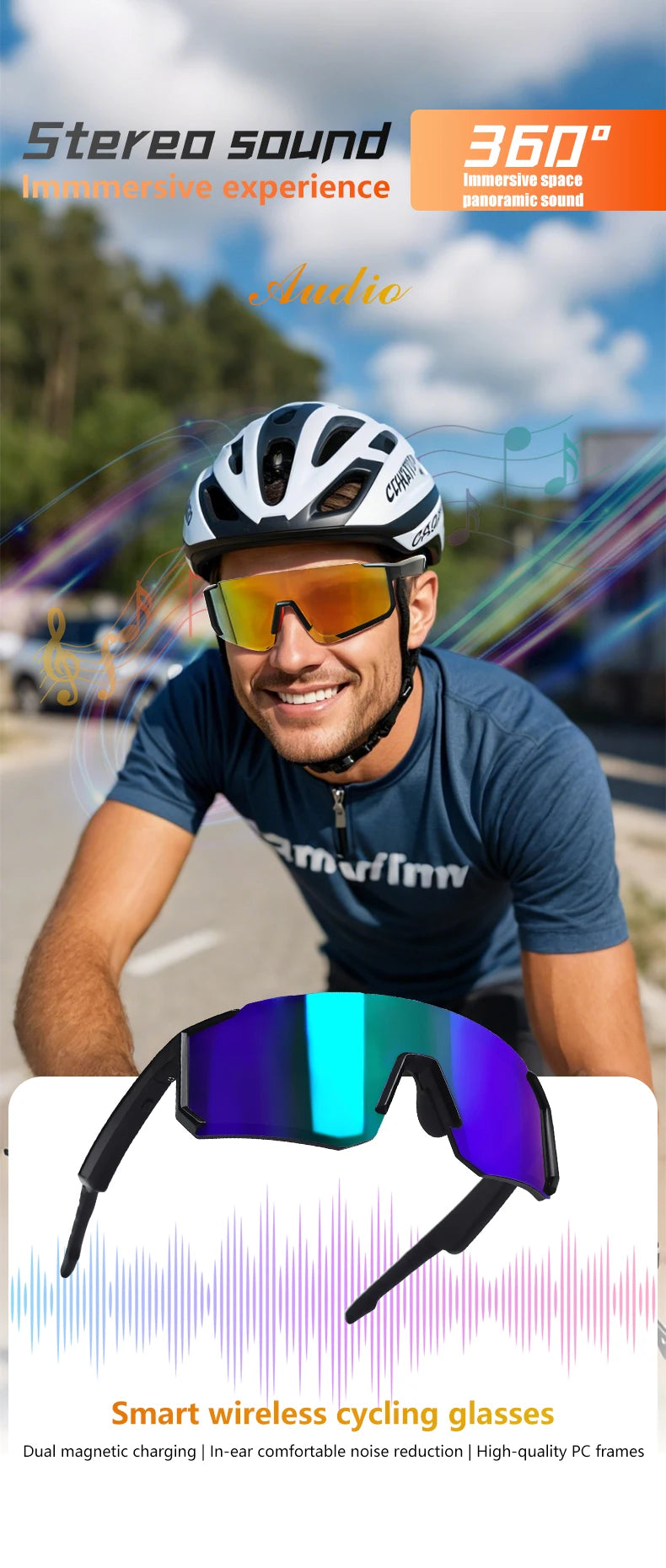 Smart Bluetooth Audio Glasses