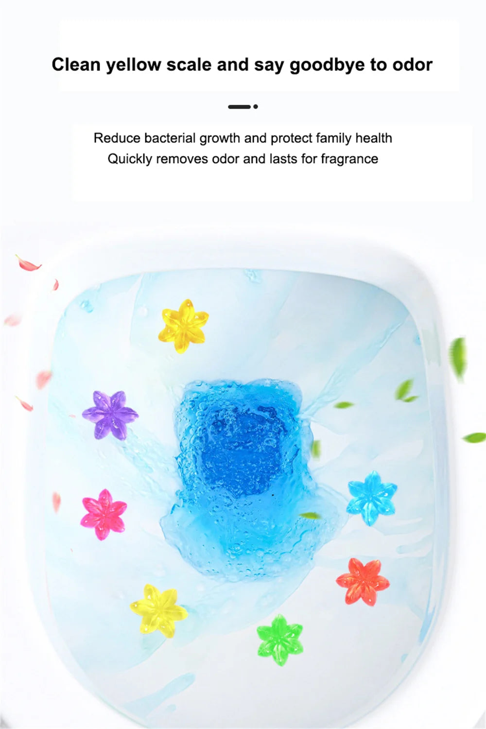 Flower Toilet Cleaning Gel