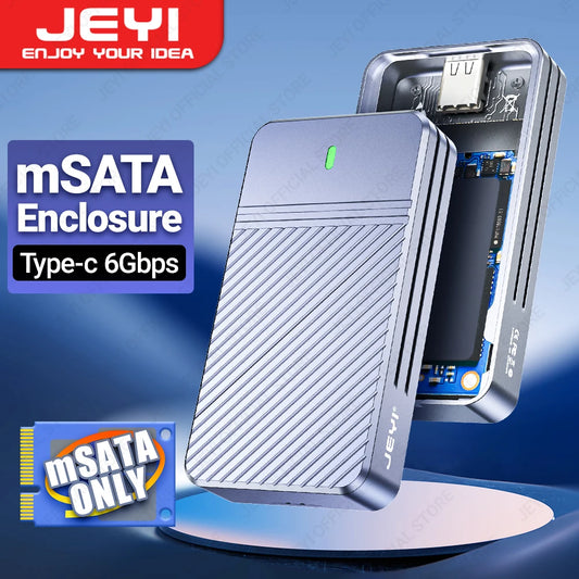 JEYI to USB 3.1 10Gbps SSD Enclosure Adapter Case with Type C Port