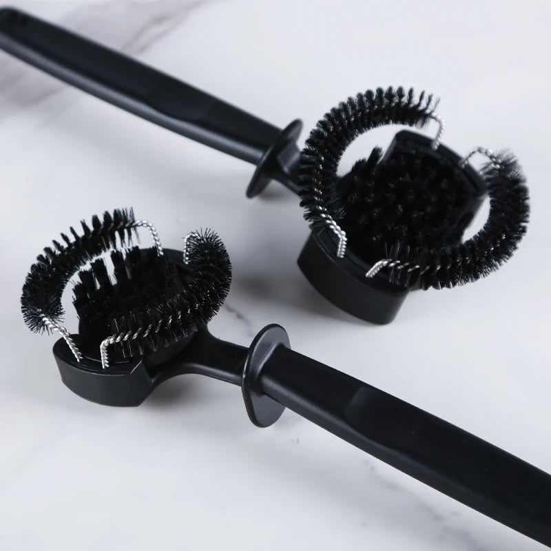 Espresso Machine Group Head Cleaning Brush with Removable Cleaning Head