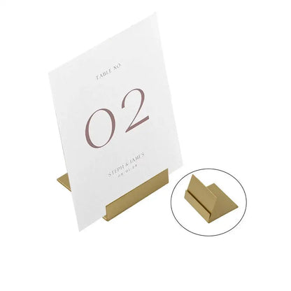 Copper Place Card Holder