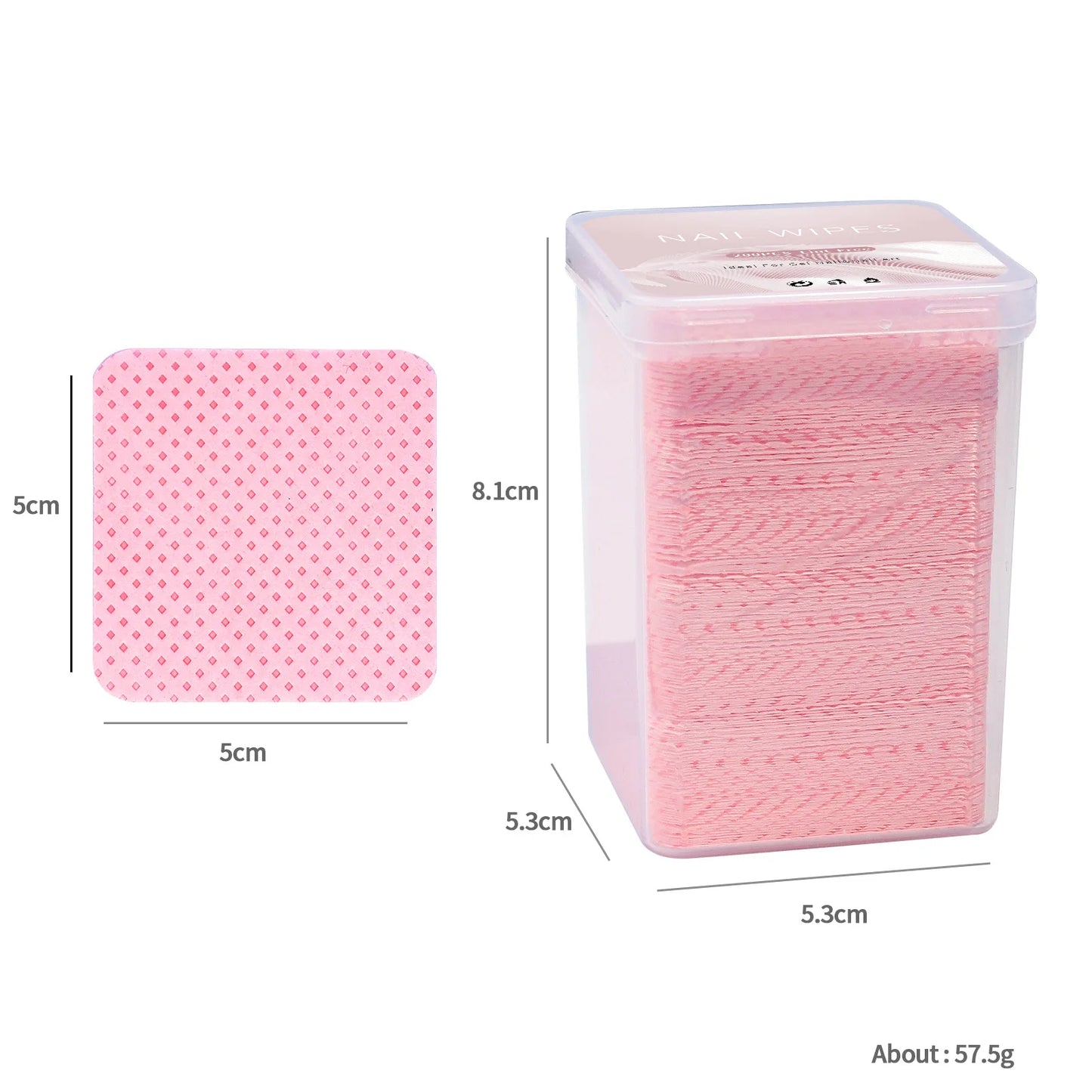 Lint-Free Nail Polish Remover Wipes