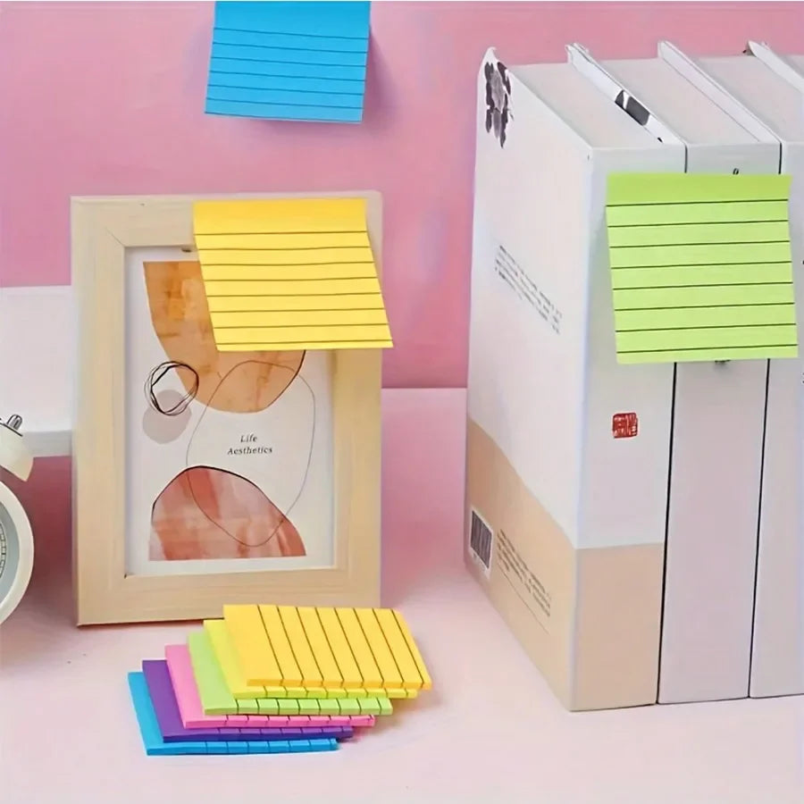 Vibrant Horizontal Note Paper Memo Pad