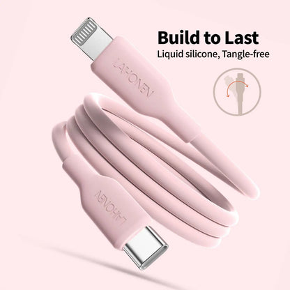 Silicone USB-C to Lightning Cable
