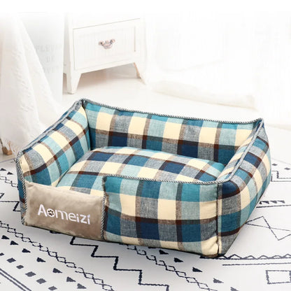 Orthopedic Pet Sofa Bed with Removable Cushion
