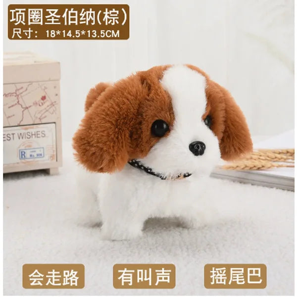 Electric Walking Barking Plush Dog Toy