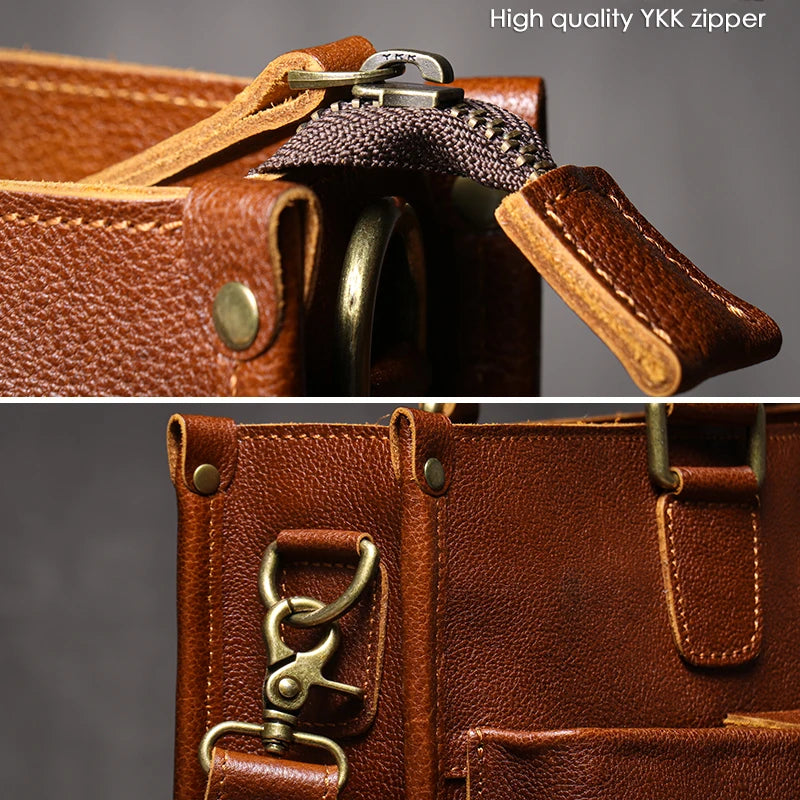Genuine Leather Executive Briefcase