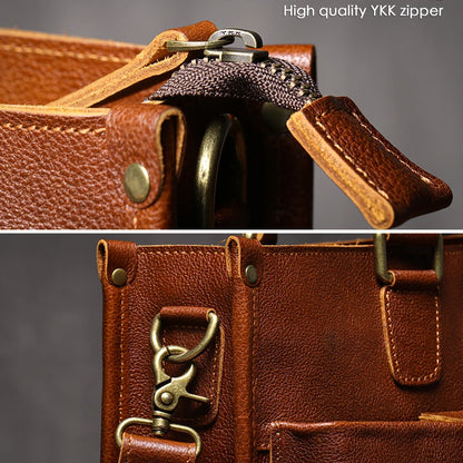 Genuine Leather Executive Briefcase