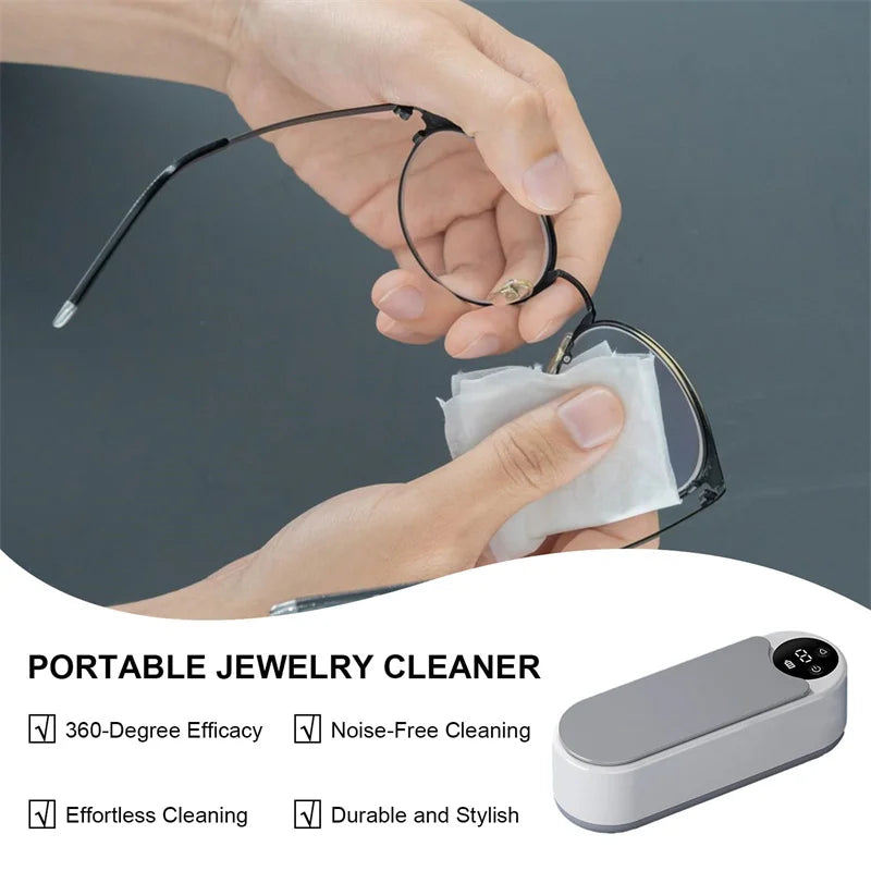 Portable Ultrasonic Jewelry Cleaner