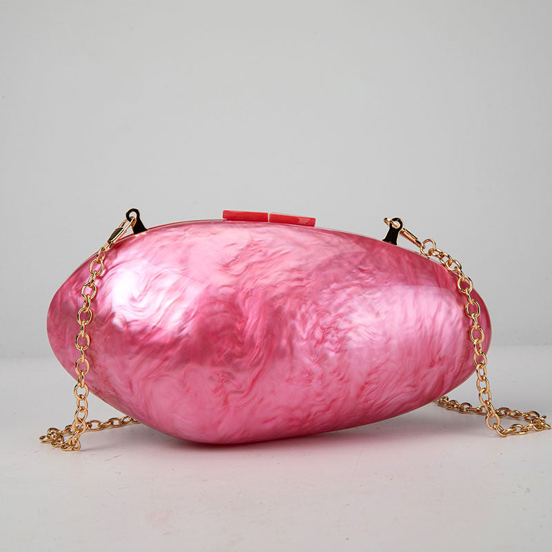 Pearl Acrylic Evening Bag