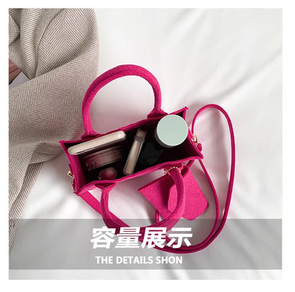 Shoulder Diagonal Two-Piece Bag