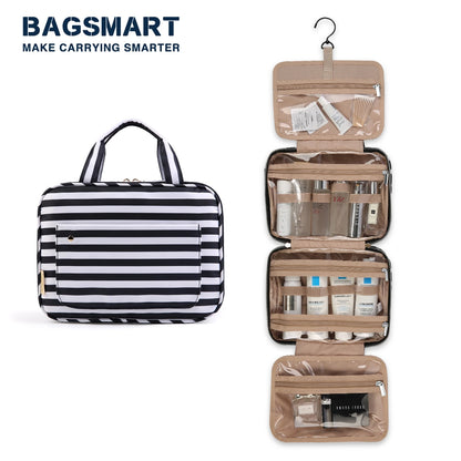 Makeup Cosmetic Bag with Hanging Hook Water-resistant