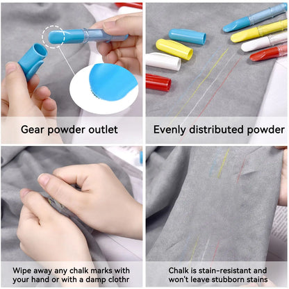 Pen-Style Erasable Fabric Chalk Marker