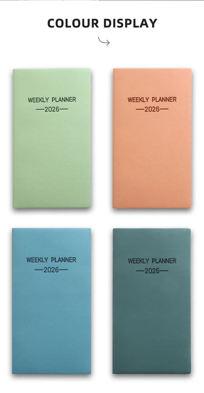 A6 Morandi Daily Planner & Weekly Organizer Notebook