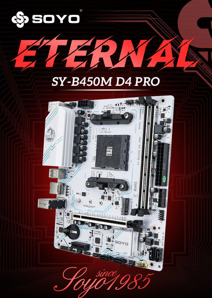 SOYO B450M AM4 Gaming Motherboard