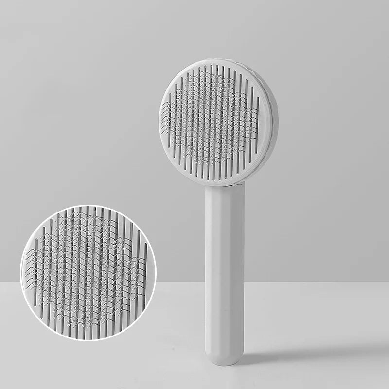 Self-Cleaning Pet Grooming Brush