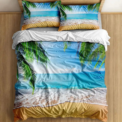 Sunset Hawaii Duvet Cover Set