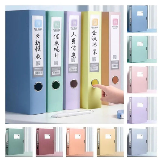 Dustproof PP File Organizer Case for A4 Documents & Office Filing