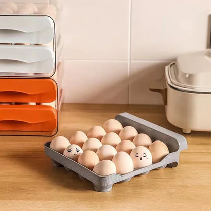 Stackable Refrigerator Egg Storage Drawer