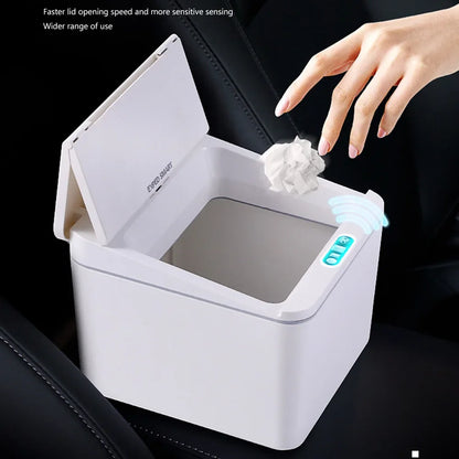 Portable Automatic Garbage Bucket with Lid