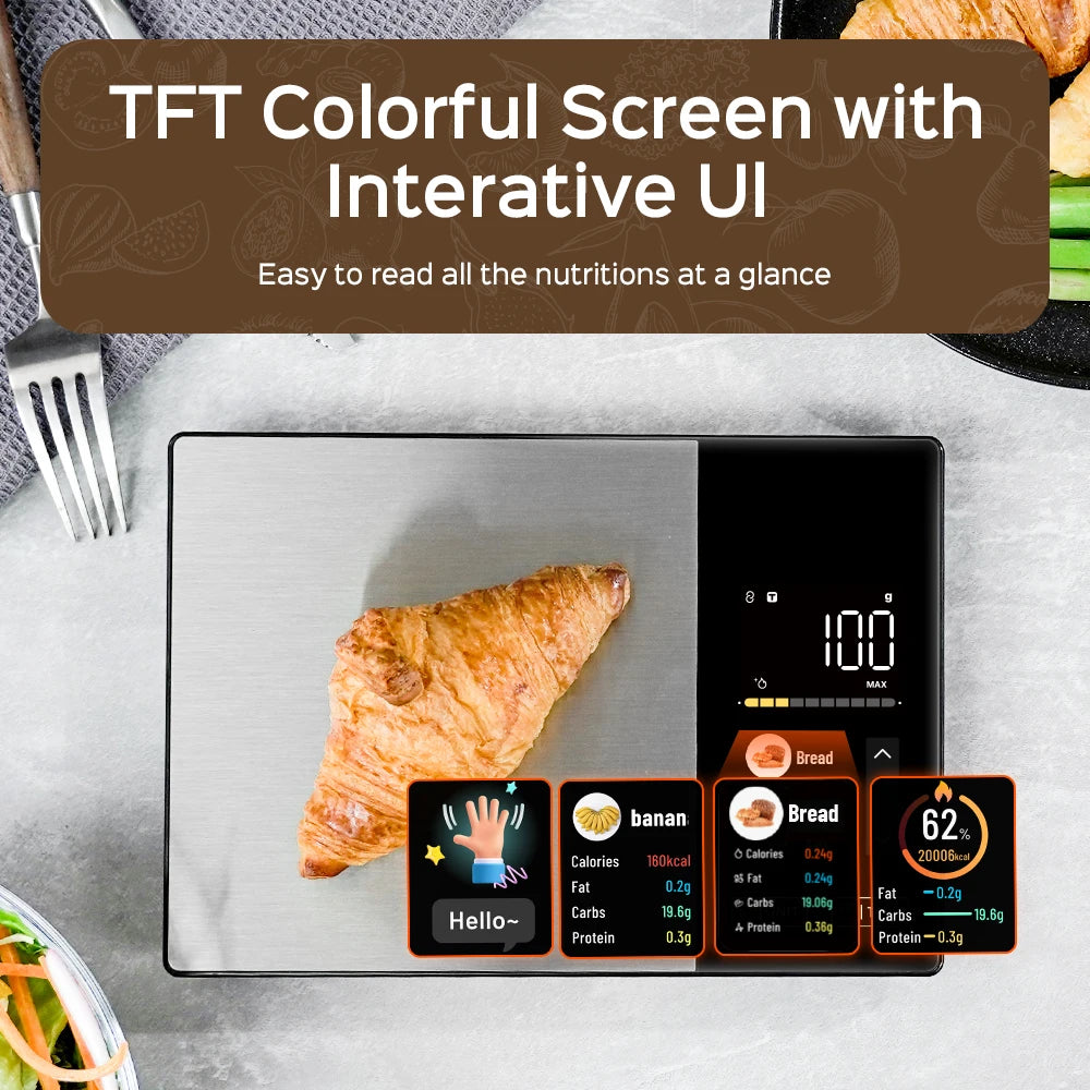 Smart Bluetooth Kitchen Nutrition Scale