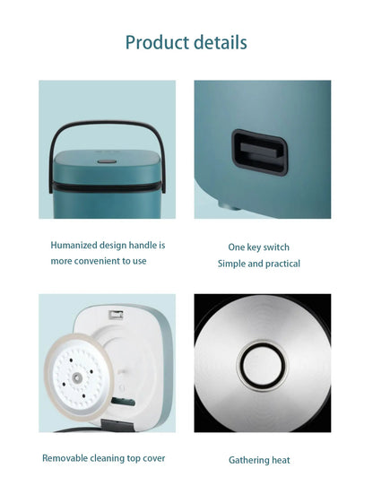 Mini Rice Cooker 1.2L