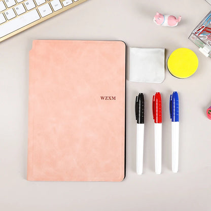 A5 Reusable Dry Erase Whiteboard Notebook