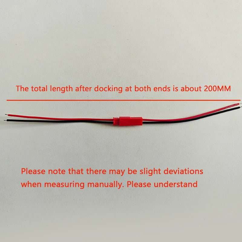 JST 2-Pin Male & Female Connector Plug Cable Set