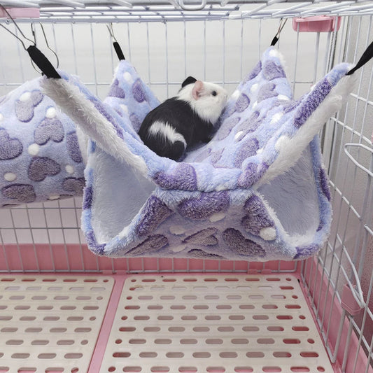 Winter Warm Double-Layer Small Pet Hammock