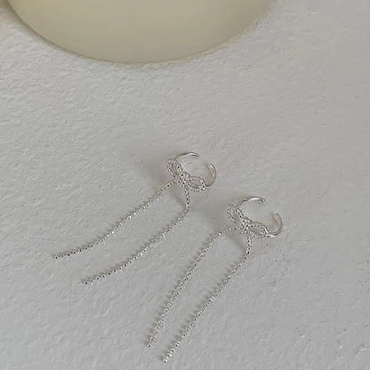 Luxury Exquisite Bow Ear Cuff Earrings
