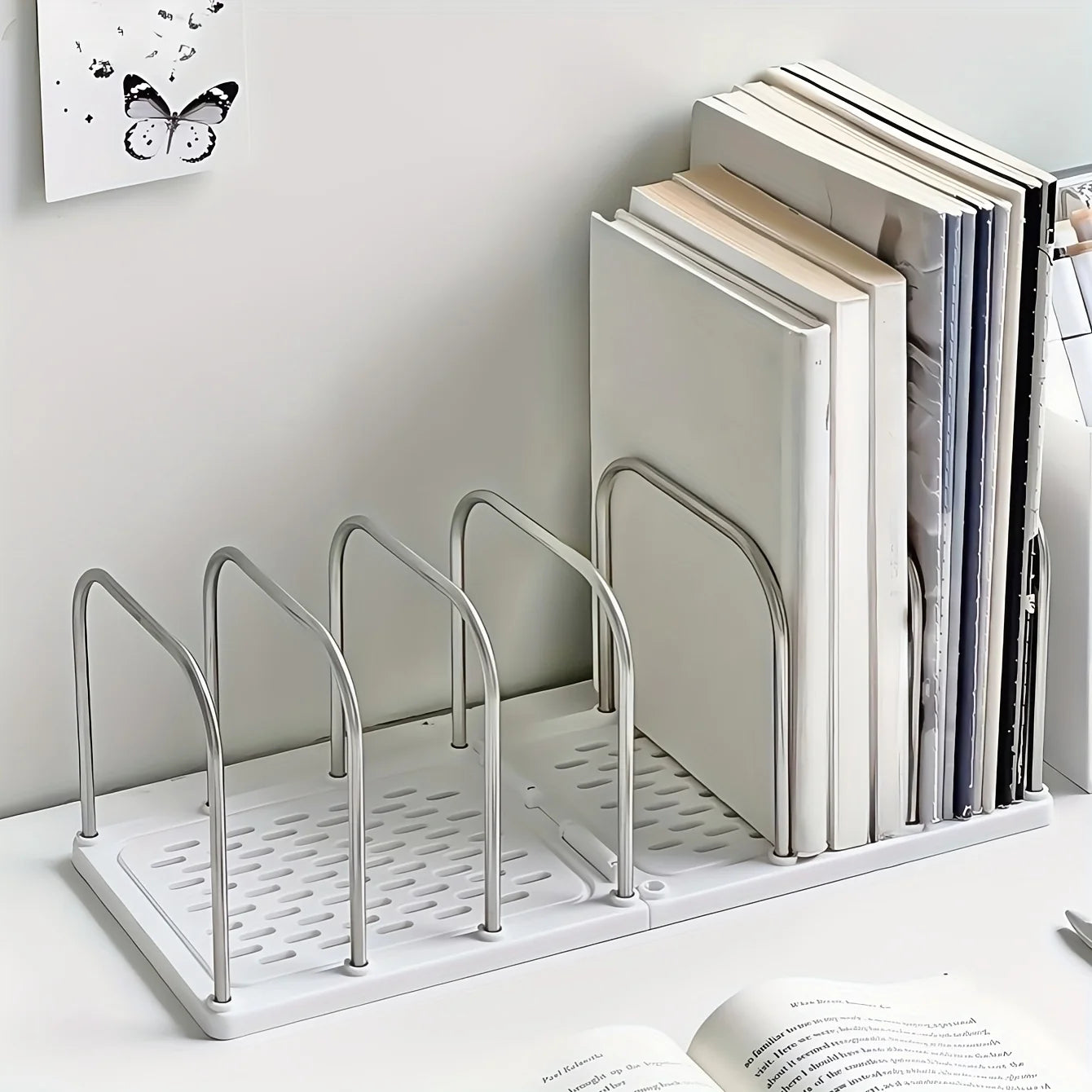 Minimalist Desktop File Organizer Rack