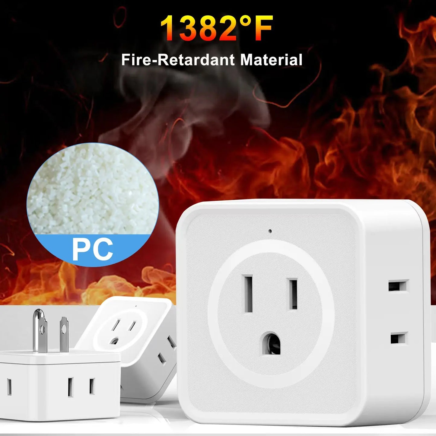 5-Way Wall Outlet Extender