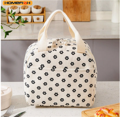 Floral Insulated Lunch Bag