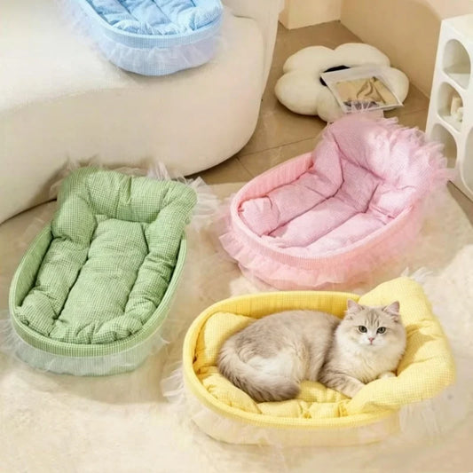 Macaron Colour Pet Nest Bed