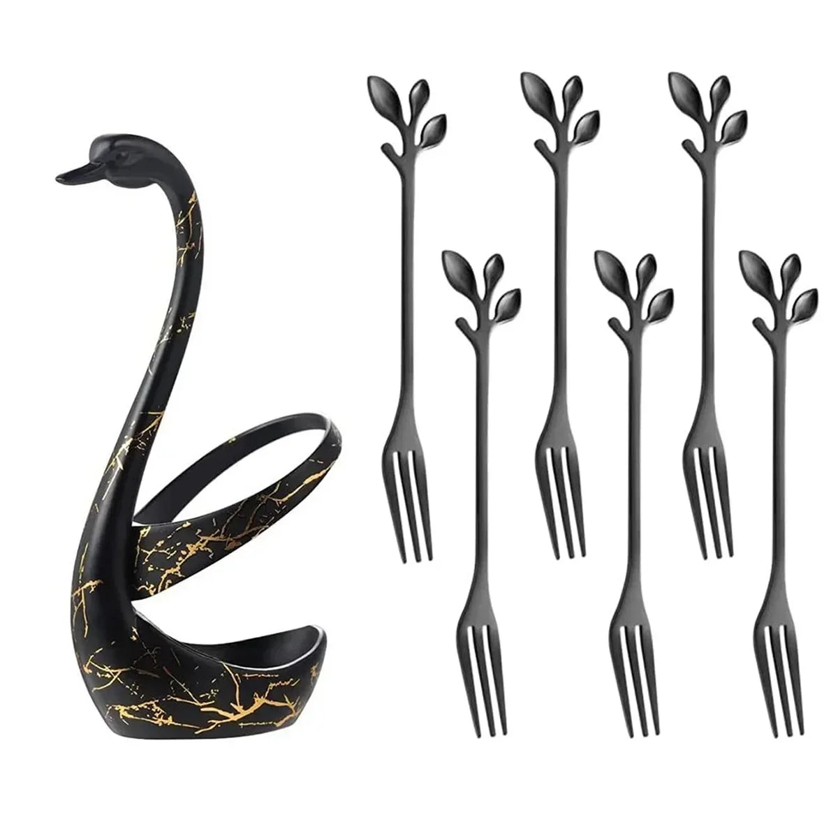 Swan Tableware Holder Set