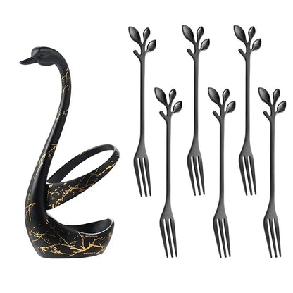 Swan Tableware Holder Set