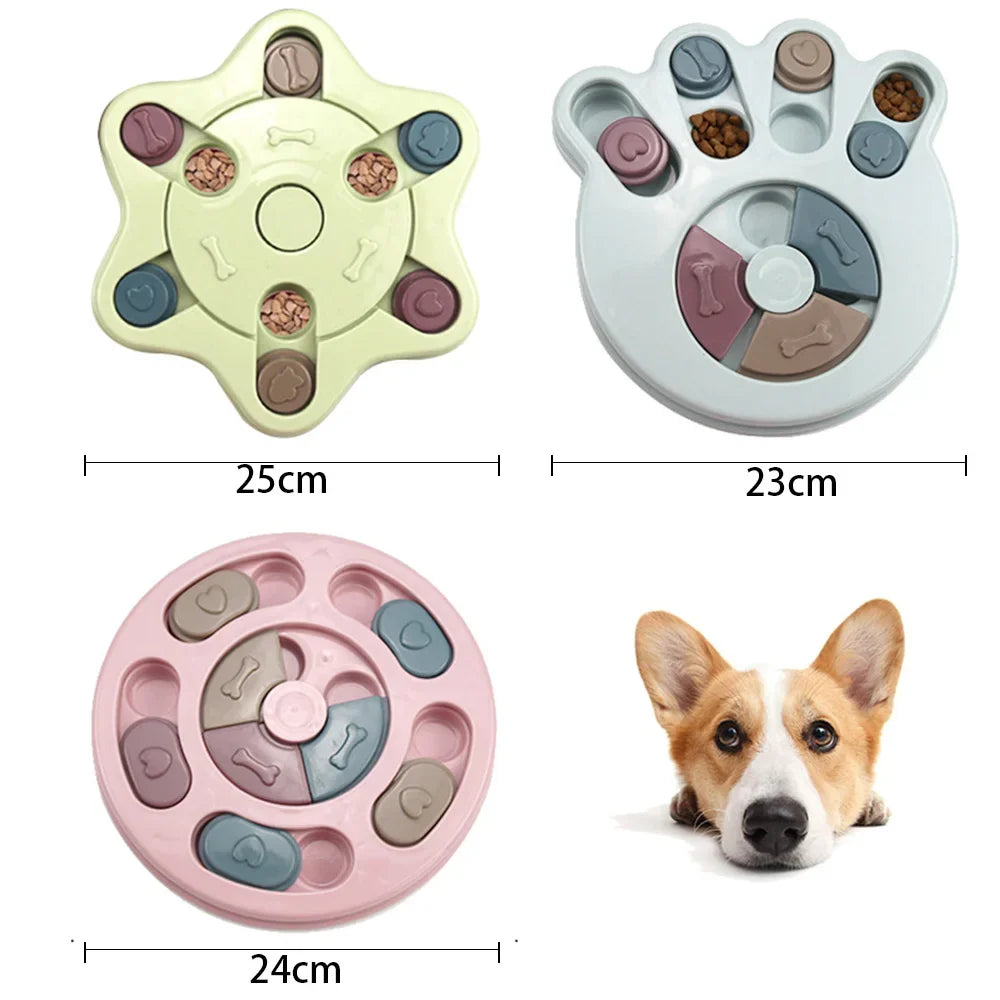 IQ Training Treat Dispenser & Slow Feeding Puzzle for Dogs and Cats