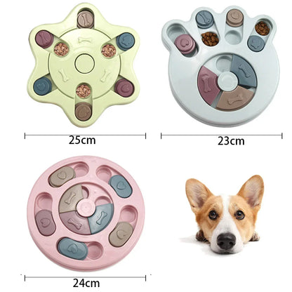 IQ Training Treat Dispenser & Slow Feeding Puzzle for Dogs and Cats