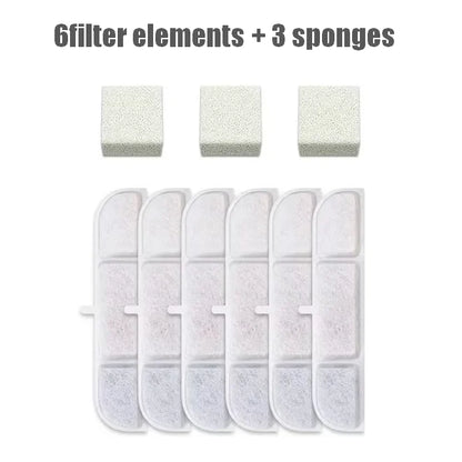 Replacement Filter Cartridges for DownyPaws Cat Water Fountain