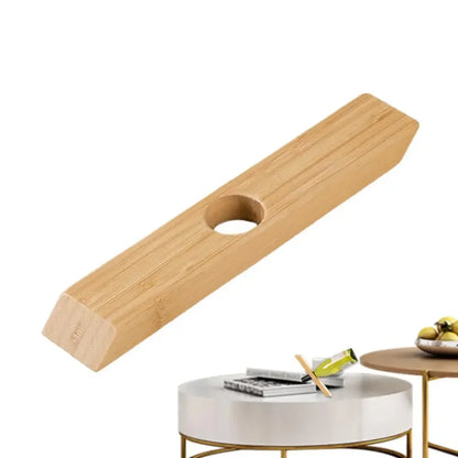 Floating Wooden Wine Bottle Display Stand