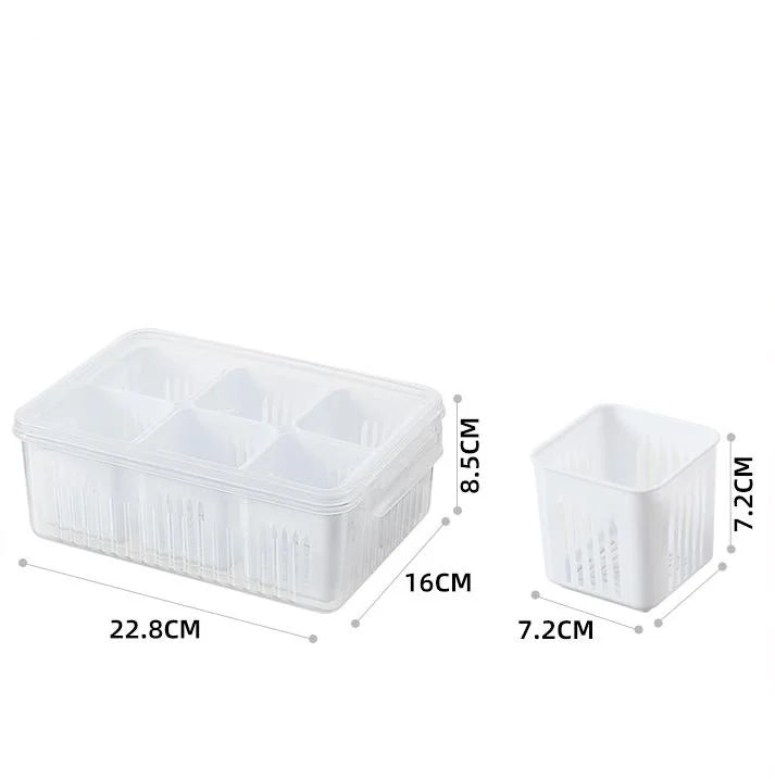 Refrigerator Food Drain Fresh-keeping Box