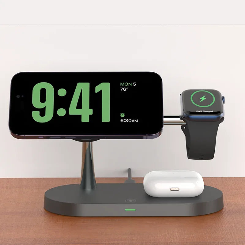 3-in-1 Magnetic Wireless Charging Station