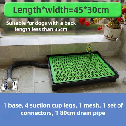 Flush Dog Toilet with Direct Drainage System