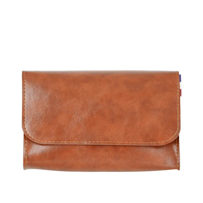 Compact PU Leather Cable & Charger Organizer