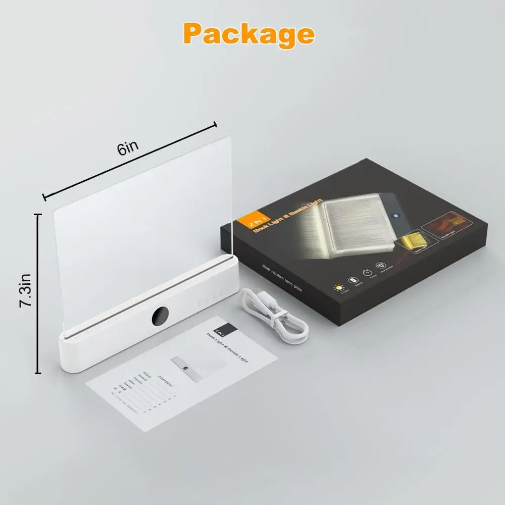 LED Flat Panel Book Reading Light